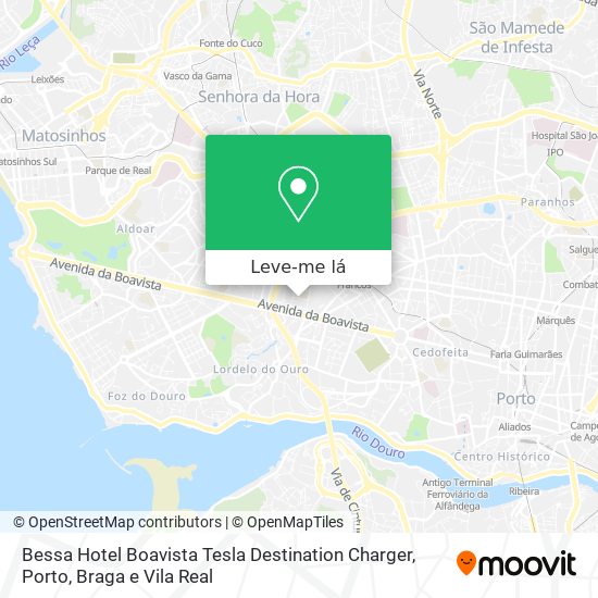 Bessa Hotel Boavista Tesla Destination Charger mapa
