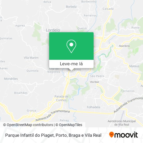 Parque Infantil do Piaget mapa