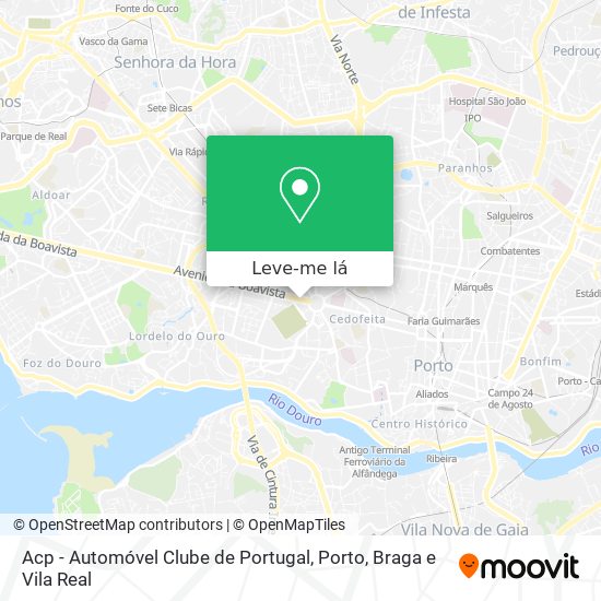 Acp - Automóvel Clube de Portugal mapa