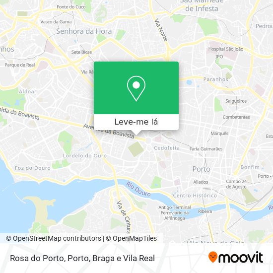 Rosa do Porto mapa