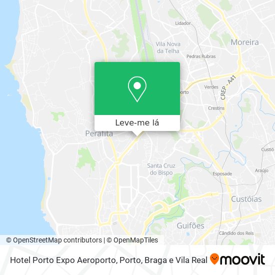 Hotel Porto Expo Aeroporto mapa