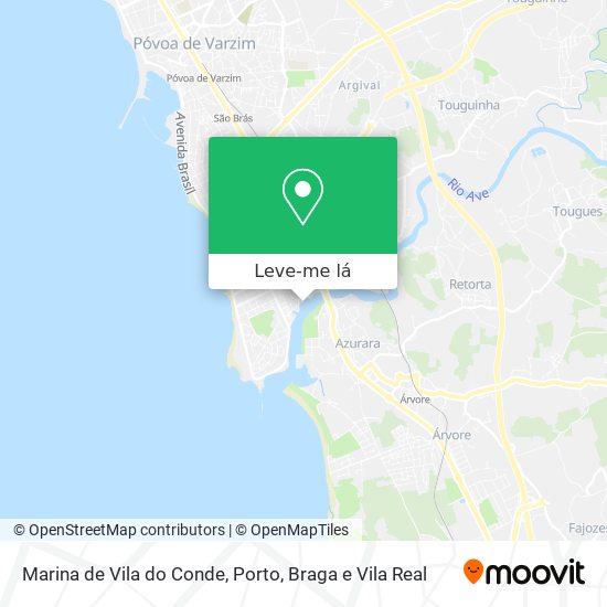 Marina de Vila do Conde mapa
