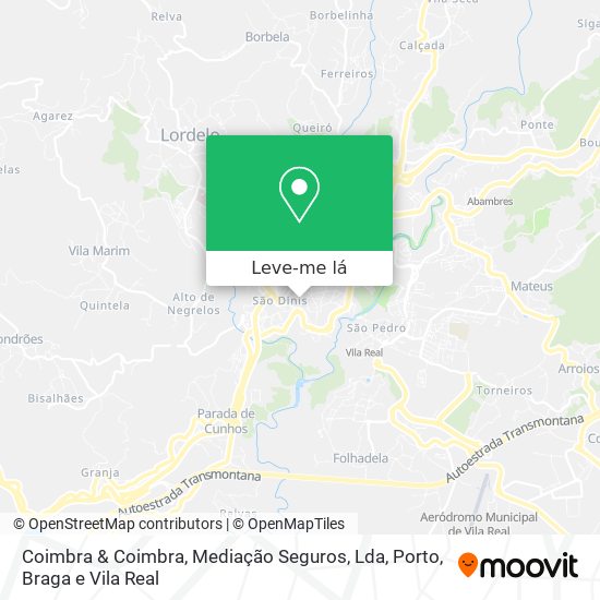 Coimbra & Coimbra, Mediação Seguros, Lda mapa