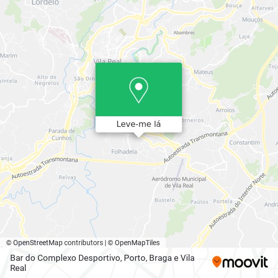 Bar do Complexo Desportivo mapa