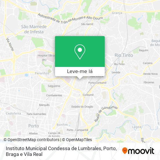 Instituto Municipal Condessa de Lumbrales mapa