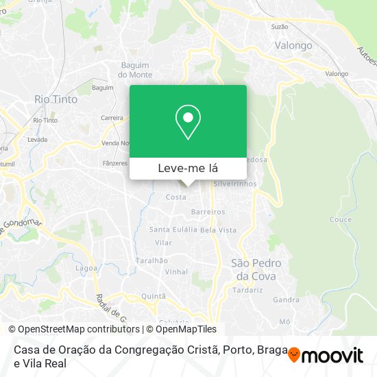 Casa de Oração da Congregação Cristã mapa