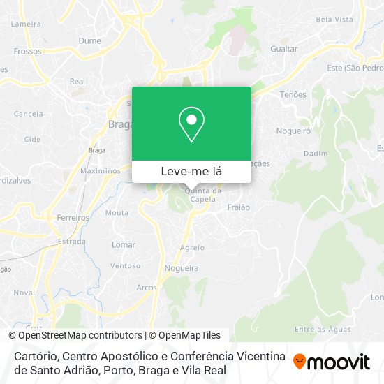 Cartório, Centro Apostólico e Conferência Vicentina de Santo Adrião mapa