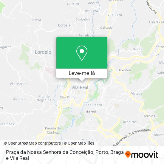 Praça da Nossa Senhora da Conceição mapa