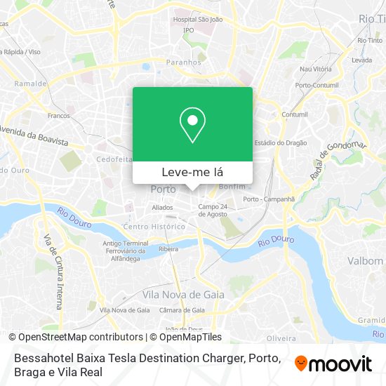 Bessahotel Baixa Tesla Destination Charger mapa