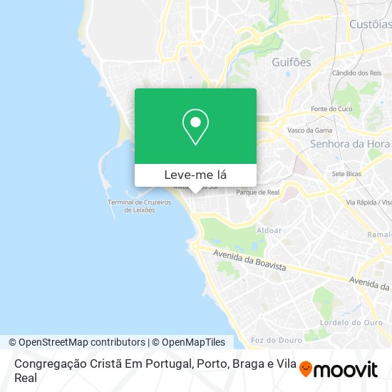 Congregação Cristã Em Portugal mapa