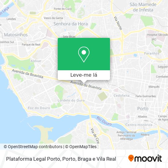 Plataforma Legal Porto mapa