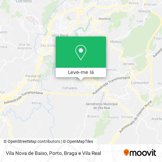 Vila Nova de Baixo mapa