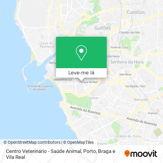 Centro Veterinário - Saúde Animal mapa