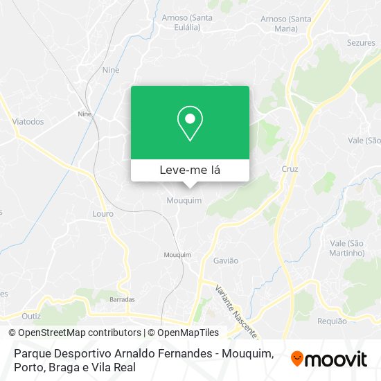 Parque Desportivo Arnaldo Fernandes - Mouquim mapa