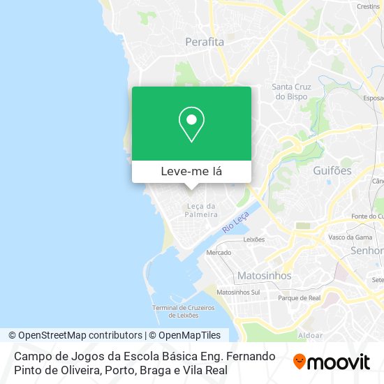 Campo de Jogos da Escola Básica Eng. Fernando Pinto de Oliveira mapa
