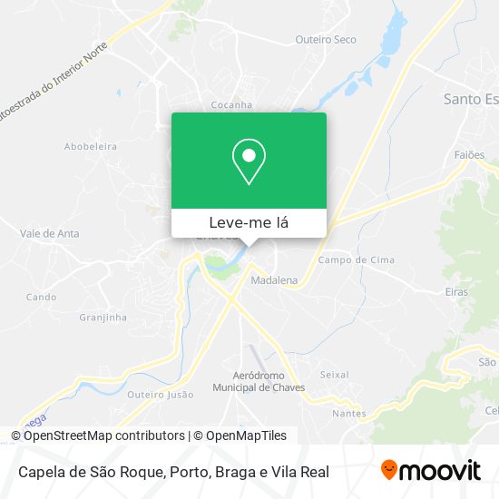 Capela de São Roque mapa