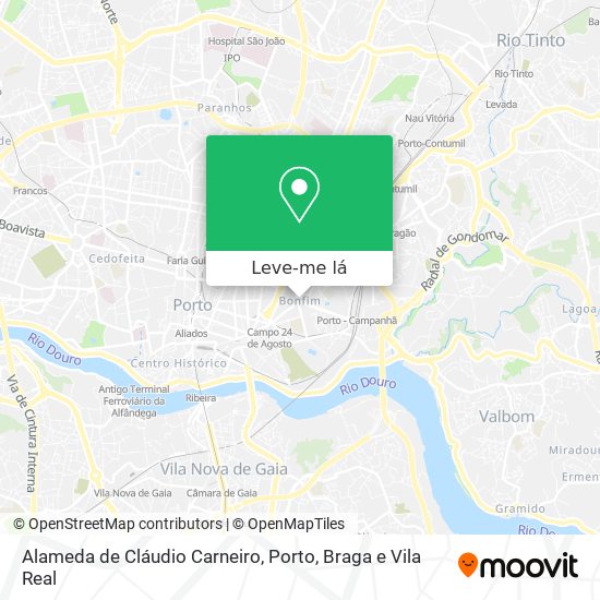 Alameda de Cláudio Carneiro mapa