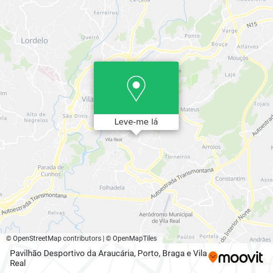 Pavilhão Desportivo da Araucária mapa