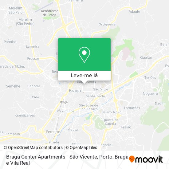 Braga Center Apartments - São Vicente mapa