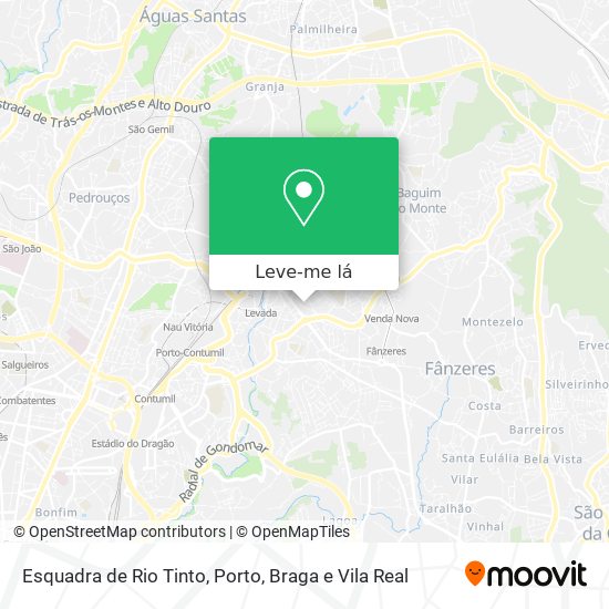 Esquadra de Rio Tinto mapa