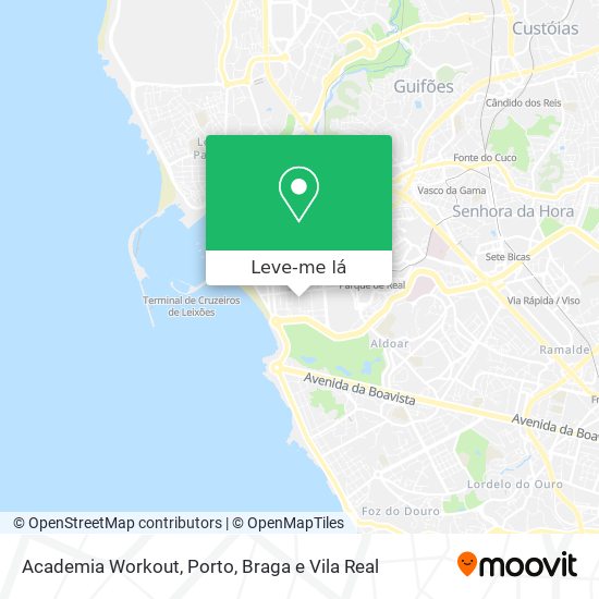 Academia Workout mapa