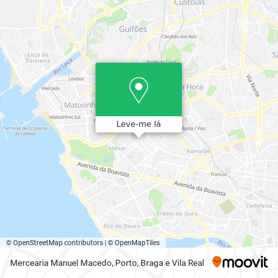 Mercearia Manuel Macedo mapa