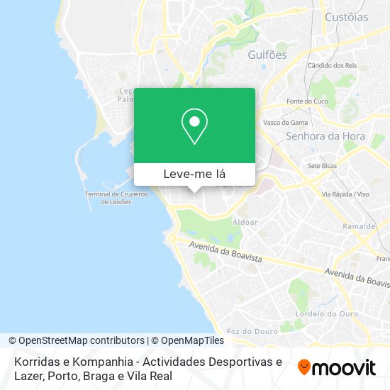 Korridas e Kompanhia - Actividades Desportivas e Lazer mapa