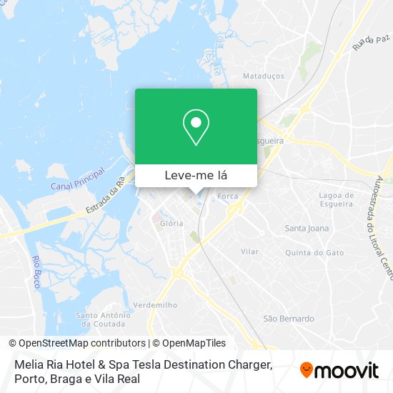 Melia Ria Hotel & Spa Tesla Destination Charger mapa