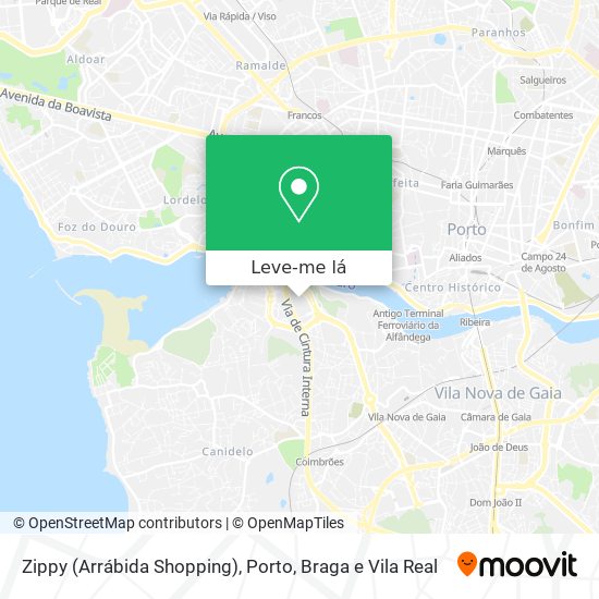 Zippy (Arrábida Shopping) mapa