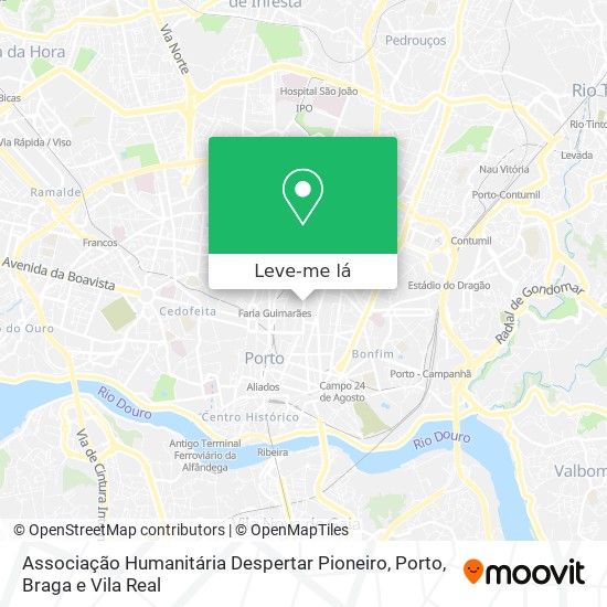 Associação Humanitária Despertar Pioneiro mapa