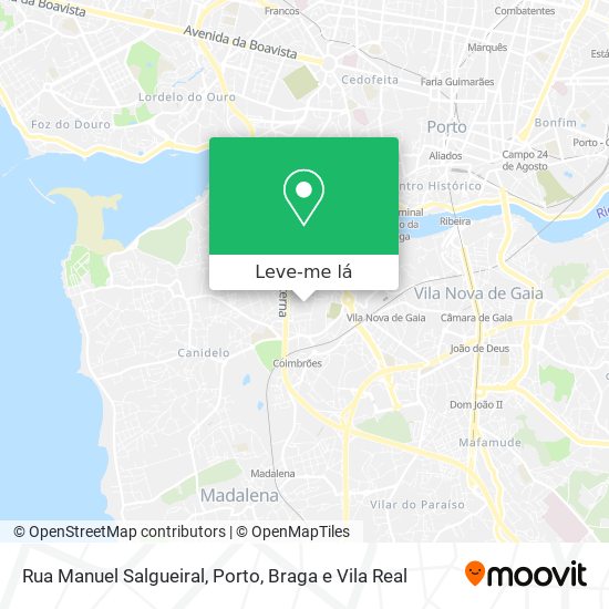 Rua Manuel Salgueiral mapa