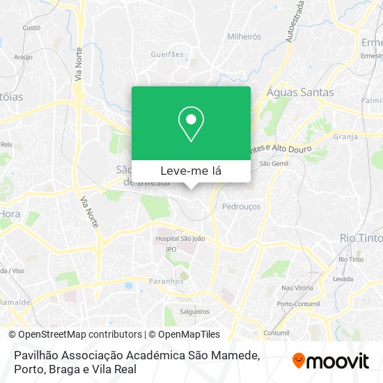 Pavilhão Associação Académica São Mamede mapa