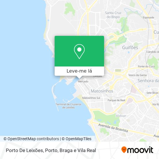 Porto De Leixões mapa