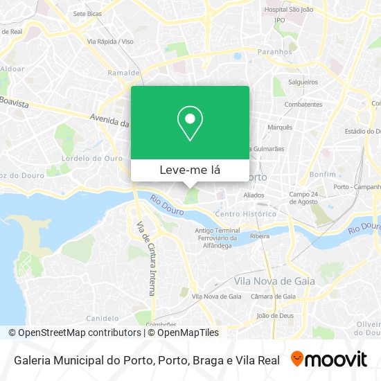 Galeria Municipal do Porto mapa
