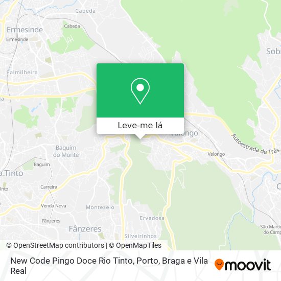 New Code Pingo Doce Rio Tinto mapa