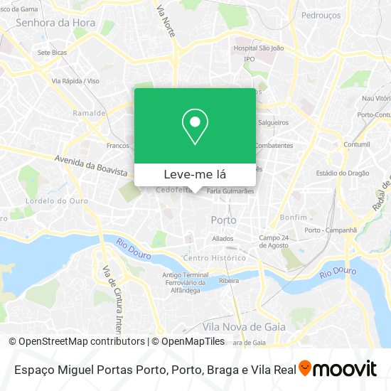 Espaço Miguel Portas Porto mapa
