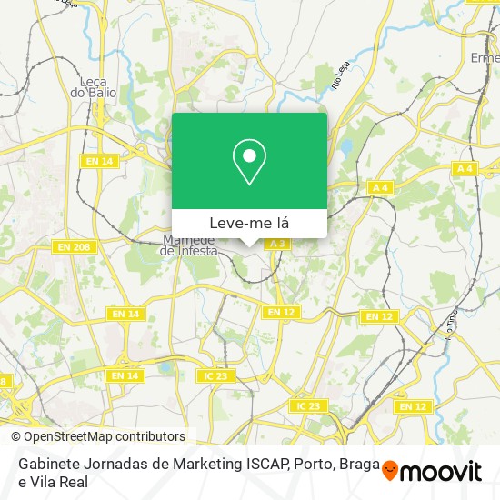 Gabinete Jornadas de Marketing ISCAP mapa