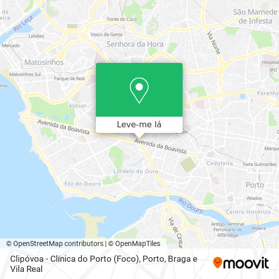 Clipóvoa - Clínica do Porto (Foco) mapa