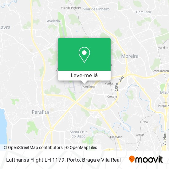 Lufthansa Flight LH 1179 mapa