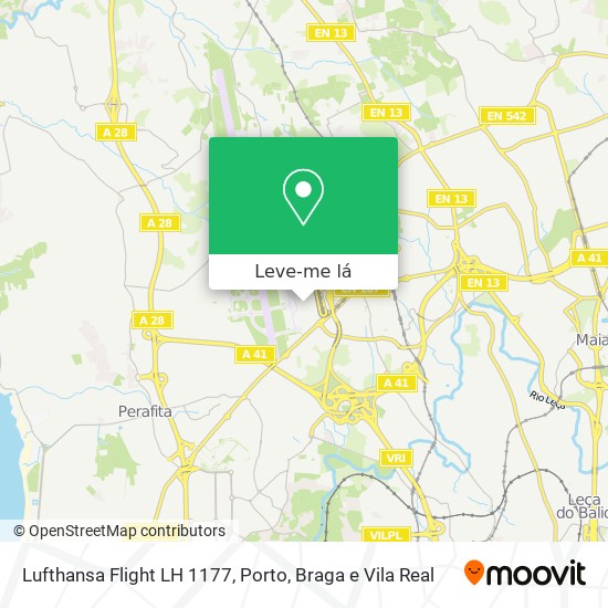 Lufthansa Flight LH 1177 mapa
