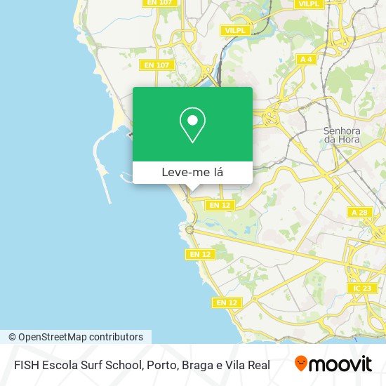 FISH Escola Surf School mapa