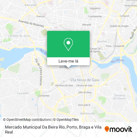 Mercado Municipal Da Beira Rio mapa