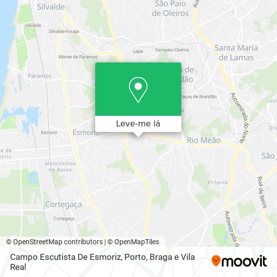 Campo Escutista De Esmoriz mapa