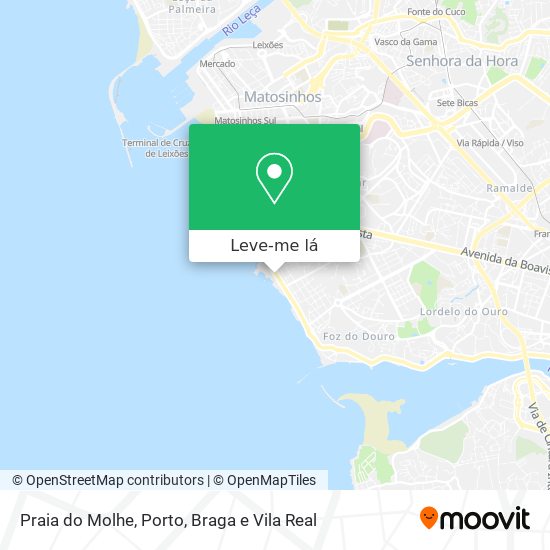 Praia do Molhe mapa