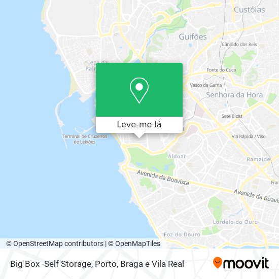 Big Box -Self Storage mapa