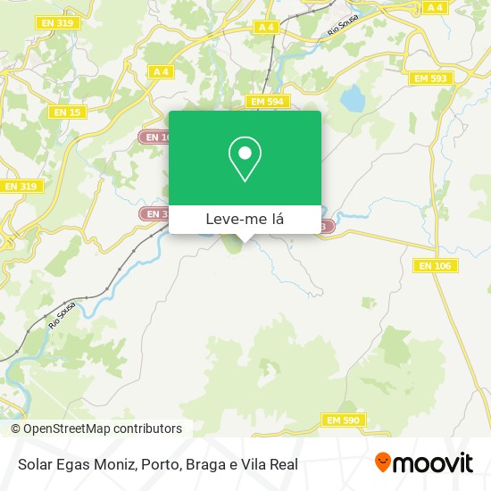 Solar Egas Moniz mapa