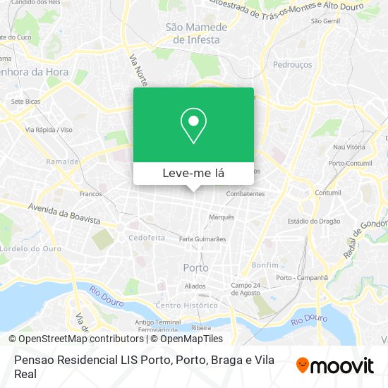 Pensao Residencial LIS Porto mapa