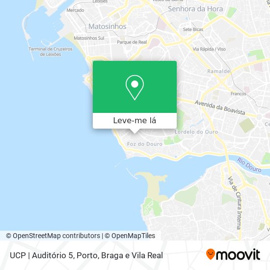 UCP | Auditório 5 mapa