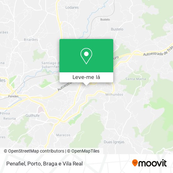 Penafiel mapa