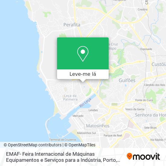 EMAF- Feira Internacional de Máquinas Equipamentos e Serviços para a Indústria mapa